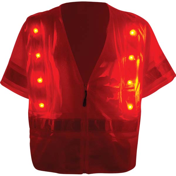 GLO-12LED FrogWear LED Safety Vest Lit